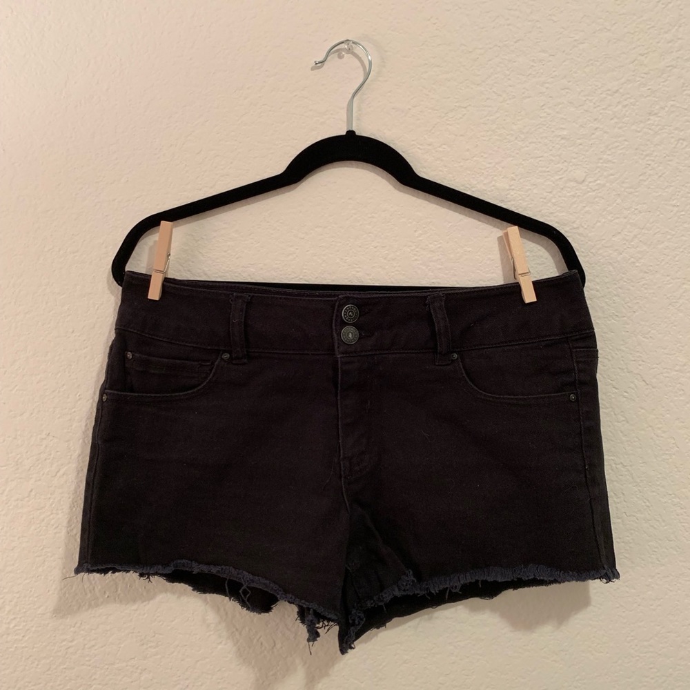 Black Size 10 Charlotte Russe High-Waisted Shorts